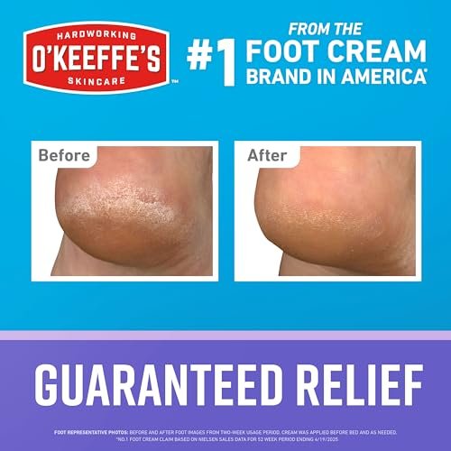 O'Keeffe's Night Treatment Combo Pack – Handcreme, Fußcreme & Lippenbalsam für die Nacht | Geschenkset