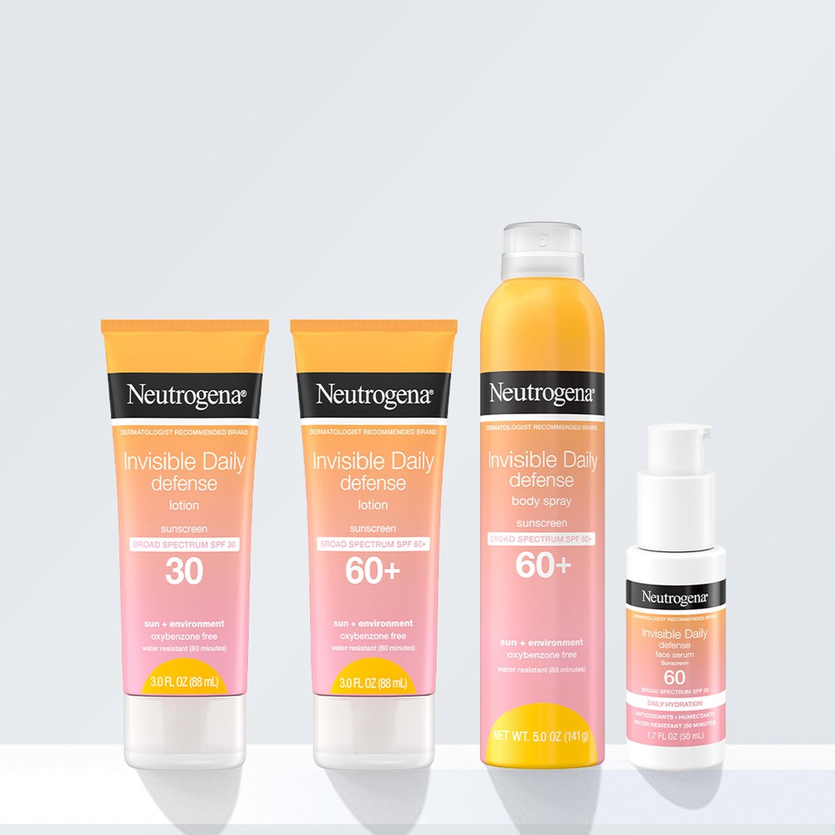 Neutrogena Invisible Daily Defense Sonnenlotion LSF 60+ – 3,0 fl. oz
