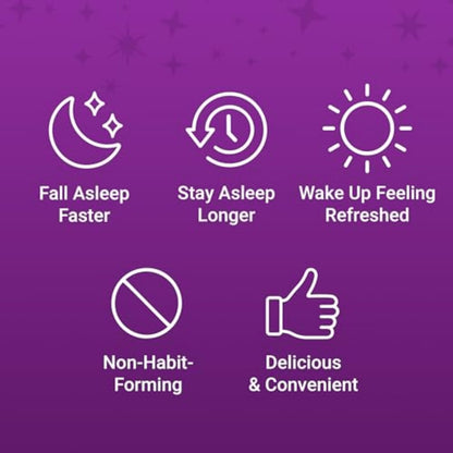 Force Factor Somnapure Gummis mit Melatonin für Erwachsene – Nicht gewohnheitsbildendes Schlafmittel für tiefen Schlaf, länger schlafen und erfrischt aufwachen – Traumbeere-Geschmack, 120 Stück (1er-Pack)