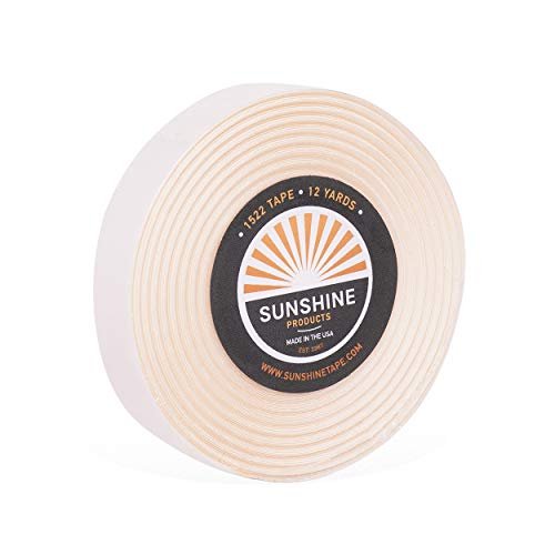 Sanftes Haarsystem-Klebeband für den täglichen Gebrauch – 1-7 Tage Halt – 1/2" x 12 Yards – 1522 3M Wig Tape – Hypoallergen, hautfreundlich, rückstandslos – Doppelseitiges Klebeband für Perücken, Toupees und Echthaarsysteme