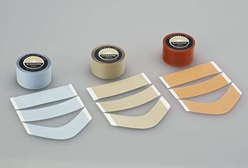 Sanftes Haarsystem-Klebeband für den täglichen Gebrauch – 1-7 Tage Halt – 1/2" x 12 Yards – 1522 3M Wig Tape – Hypoallergen, hautfreundlich, rückstandslos – Doppelseitiges Klebeband für Perücken, Toupees und Echthaarsysteme