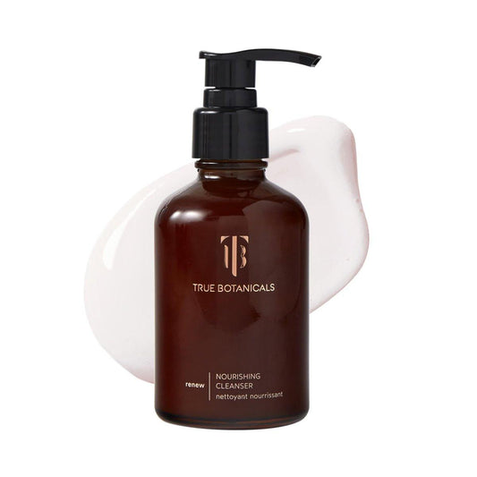 True Botanicals Renew Nourishing Cleanser – Feuchtigkeitsspendender Reiniger für trockene Haut – Alle Hauttypen – Dermatologisch getestet, hypoallergen, natürlich, vegan – 118 ml