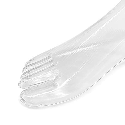 SteelFever 1 Paar Plastik Fußmodelle für Schuheinlagen – Transparente Schuhanprobe für knöchelhohe Schuhe