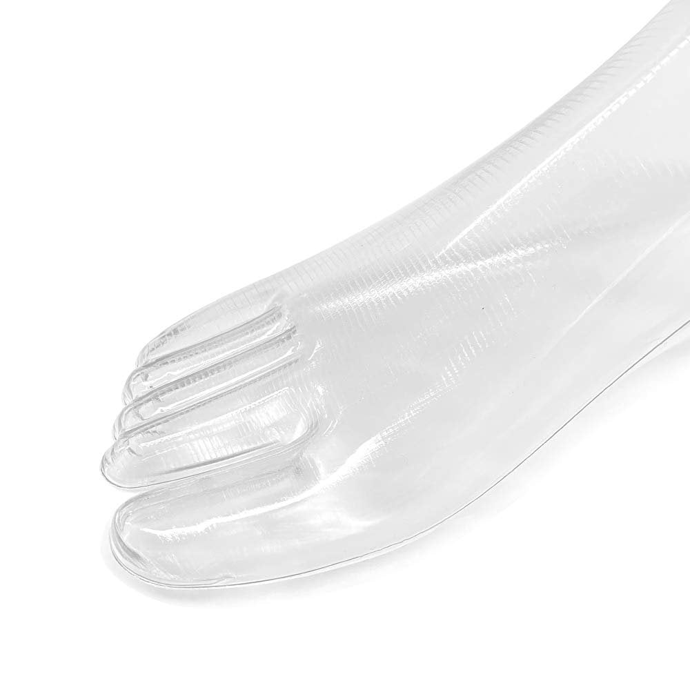 SteelFever 1 Paar Plastik Fußmodelle für Schuheinlagen – Transparente Schuhanprobe für knöchelhohe Schuhe