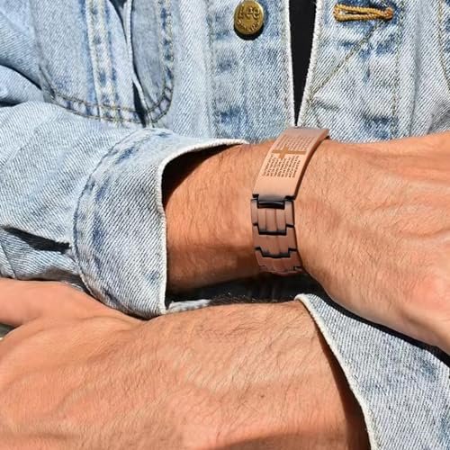 MagEnergy Kupferarmband für Männer – Kreuz-Magnetarmband mit extra starken Magneten, verstellbare Glieder, Geschenkbox inkl. Größentabelle