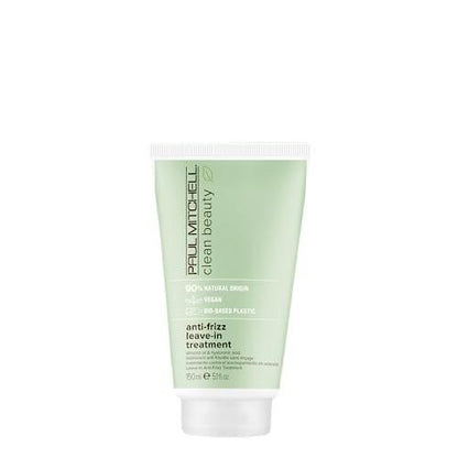 Paul Mitchell Clean Beauty Anti-Frizz Leave-In Treatment – Leave-In Conditioner gegen Luftfeuchtigkeit für krauses und widerspenstiges Haar, 150 ml