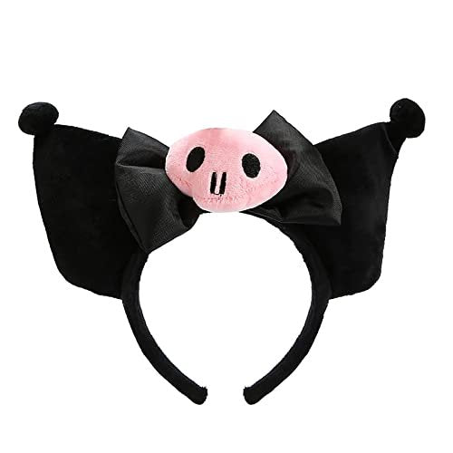 Plüschohren-Stirnband – Kawaii-Kostümzubehör für Halloween, Cosplay & Anime – Weich & Bequem für Frauen & Mädchen