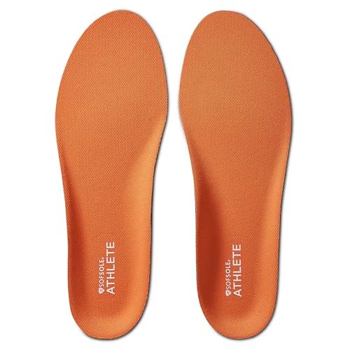 Sof Sole Damen Athlete Performance Full-Length Einlegesohle, Orange, Größe 5-7.5 US