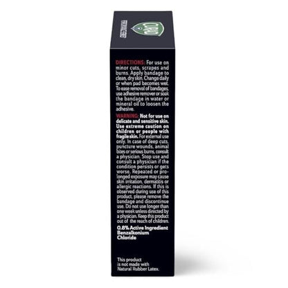 CURAD Performance Series Antibakterielle Pflaster, Extreme Haltbarkeit, Knie & Ellenbogen 7,6 cm x 7,6 cm, 10 Stück, Ideal für Schnitte, Schürfwunden, Sport und aktive Lebensstile