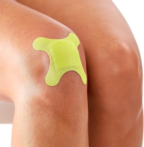 CURAD Performance Series Antibakterielle Pflaster, Extreme Haltbarkeit, Knie & Ellenbogen 7,6 cm x 7,6 cm, 10 Stück, Ideal für Schnitte, Schürfwunden, Sport und aktive Lebensstile