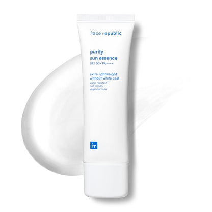 Face Republic Purity Sun Essence SPF50+ 50ml – Leichter Sonnenschutz ohne Weißel, vegan & riffsicher