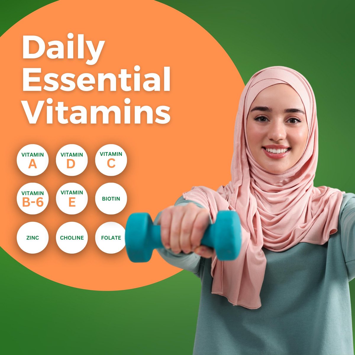 Zaytun Vitamins Halal Multivitamin Gummies für Erwachsene – Männer & Frauen – Tägliche Nährstoffversorgung mit Biotin – Vegan, natürliche Fruchtaromen, Non-GMO – Hergestellt in den USA – 90 Gummis