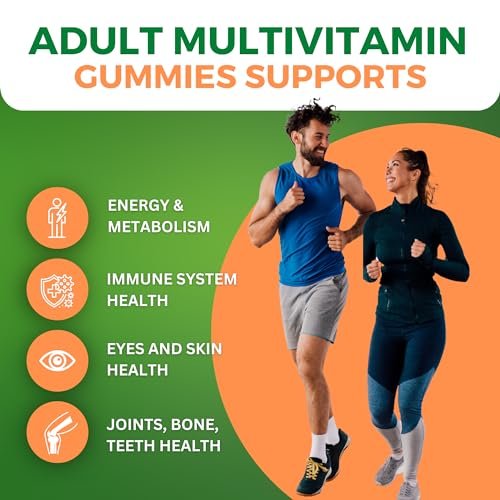 Zaytun Vitamins Halal Multivitamin Gummies für Erwachsene – Männer & Frauen – Tägliche Nährstoffversorgung mit Biotin – Vegan, natürliche Fruchtaromen, Non-GMO – Hergestellt in den USA – 90 Gummis