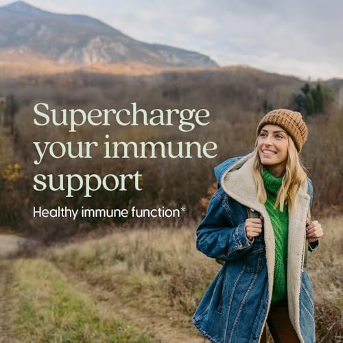 New Chapter® Vitamin C Immunabwehr + Holunderbeere – Hervorragende Vitamin-C-Quelle, tägliche Tablette für gesunde Immununterstützung, mit Bio-Kräutern, nicht genetisch verändert, glutenfrei, 30 Stück