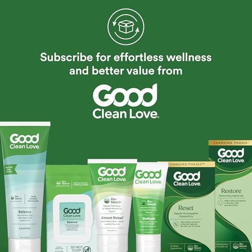 Good Clean Love Reset Homöopathischer Vaginalzäpfchen, Behandlung von Bakterieller Vaginose für Frauen, Lindert Juckreiz & Reizungen, Intimpflege, Fördert die Gesundheit der Harnwege & Vagina, 10 Kapseln