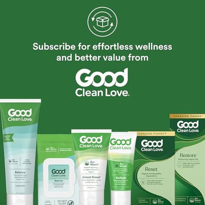 Good Clean Love Reset Homöopathischer Vaginalzäpfchen, Behandlung von Bakterieller Vaginose für Frauen, Lindert Juckreiz & Reizungen, Intimpflege, Fördert die Gesundheit der Harnwege & Vagina, 10 Kapseln