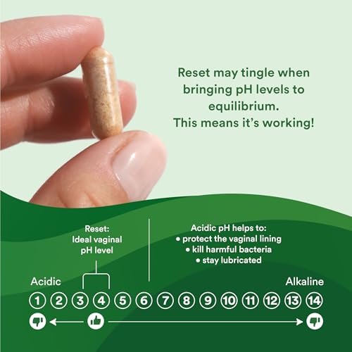 Good Clean Love Reset Homöopathischer Vaginalzäpfchen, Behandlung von Bakterieller Vaginose für Frauen, Lindert Juckreiz & Reizungen, Intimpflege, Fördert die Gesundheit der Harnwege & Vagina, 10 Kapseln