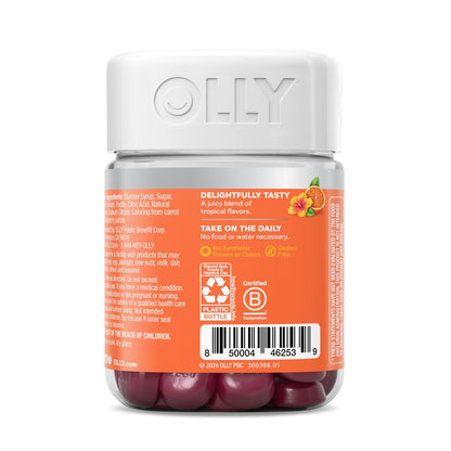 OLLY Heavenly Hair Gummy – Unterstützt gesundes Haar mit Keratin, Biotin & Amla, 60 Stück (30 Tage Vorrat)