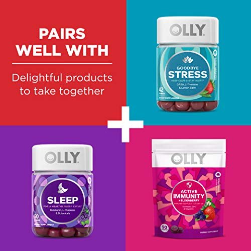 OLLY Multi + Probiotic Multivitamin Gummis für Erwachsene, Unterstützung für Verdauung und Immunsystem,* Kaubare Nahrungsergänzung, Tropischer Geschmack, 35-Tage-Vorrat - 70 Stück
