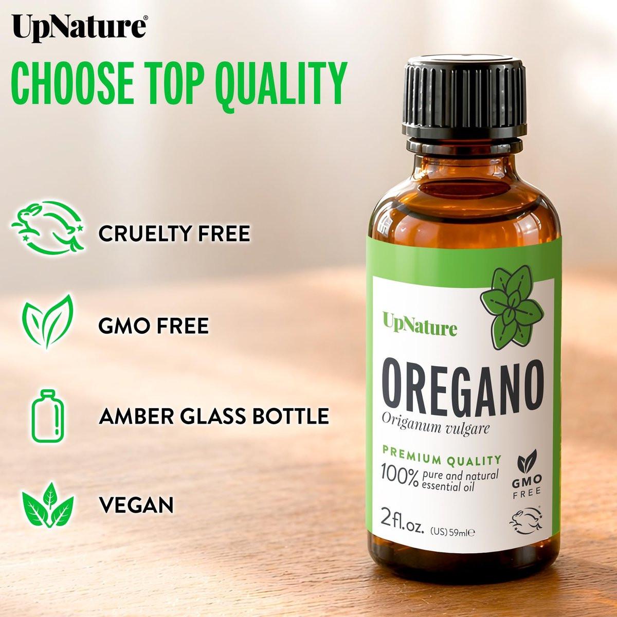 UpNature Oregano Öl – 100% reines Oregano-Öl (60 ml)