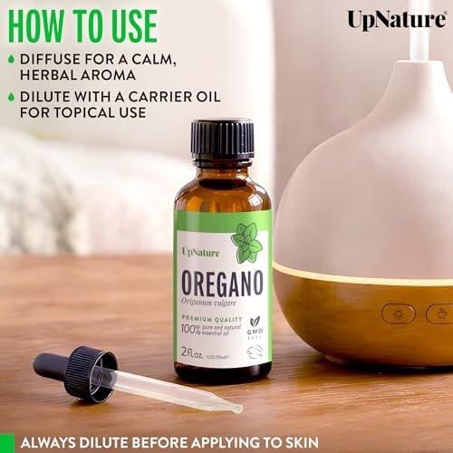 UpNature Oregano Öl – 100% reines Oregano-Öl (60 ml)