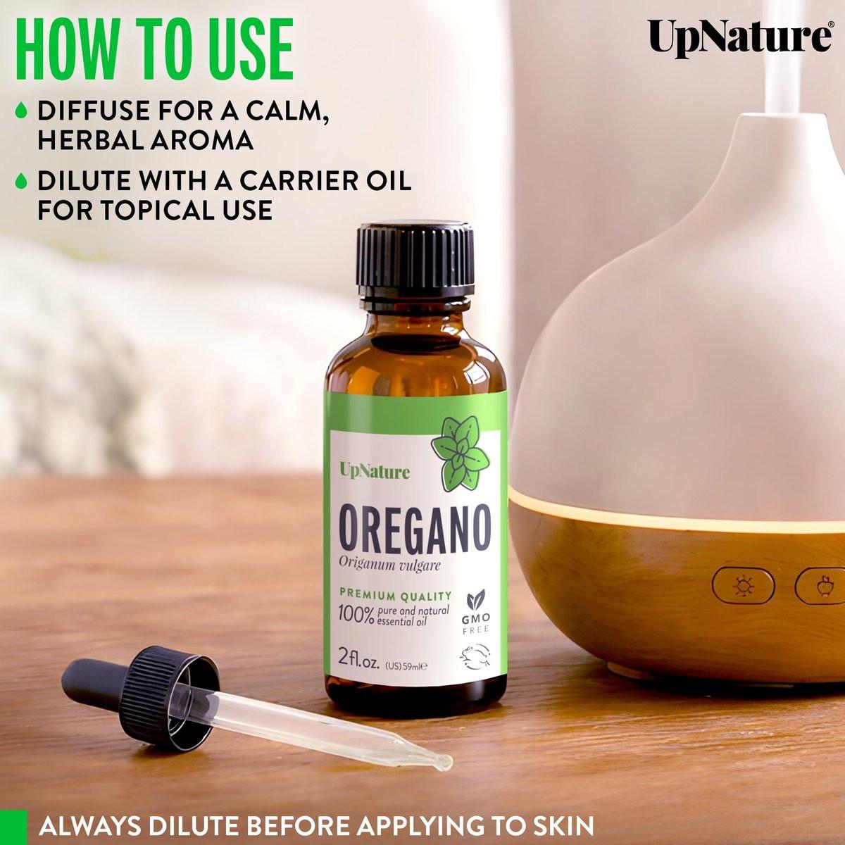 UpNature Oregano Öl – 100% reines Oregano-Öl (60 ml)