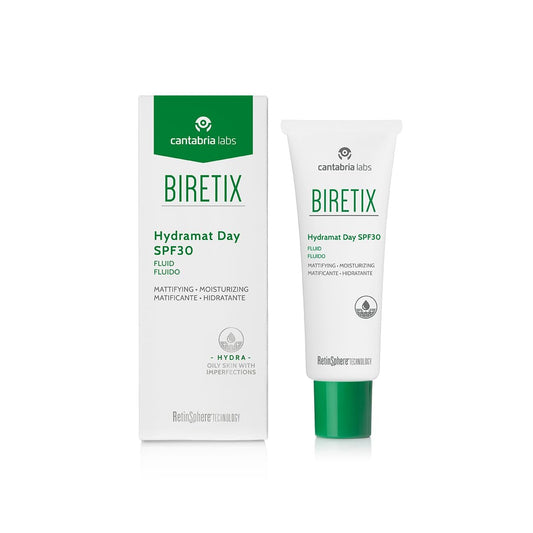 Biretix Hydramat Day SPF30 Fluid 50ml - Mattierender Sonnenschutz für das Gesicht