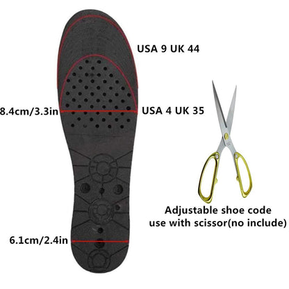AEDNX Höheneinlegesohlen 5 cm – 2-lagige Air-Taller Cushion Einlagen für Männer und Frauen