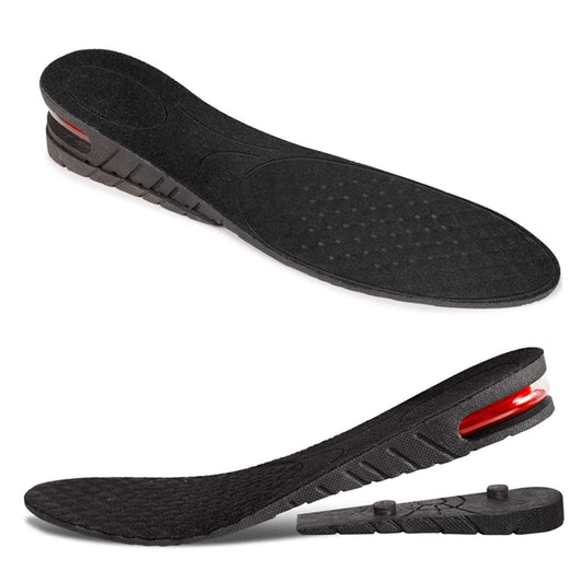 AEDNX Höheneinlegesohlen 5 cm – 2-lagige Air-Taller Cushion Einlagen für Männer und Frauen