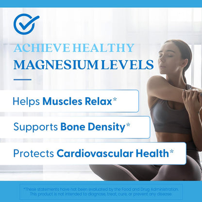 Doctor's Best Hochdosiertes Magnesiumglycinat-Lysinat für besseren Schlaf - Chelat-Magnesium Kapseln für Männer & Frauen, 105 mg pro Portion, beruhigend, vegan - 120 Kapseln