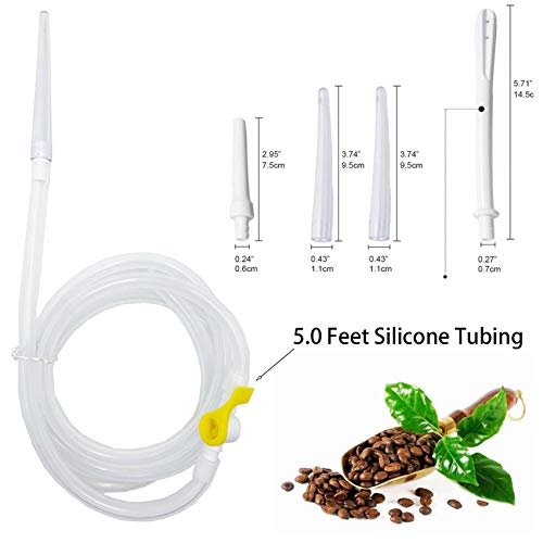 GNEGKLEAN Kaffee-Einlauf-Set – 1,5 m Silikonschlauch, 2L Einlaufbeutel für Darmreinigung & Colon-Detox zu Hause