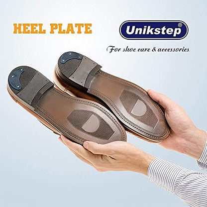Unikstep 6 Paar Schuhabsatzplatten, Schuhabsatzseitenverschleiß-Reparatur-Gummi-Patch, Ersatz-Kit
