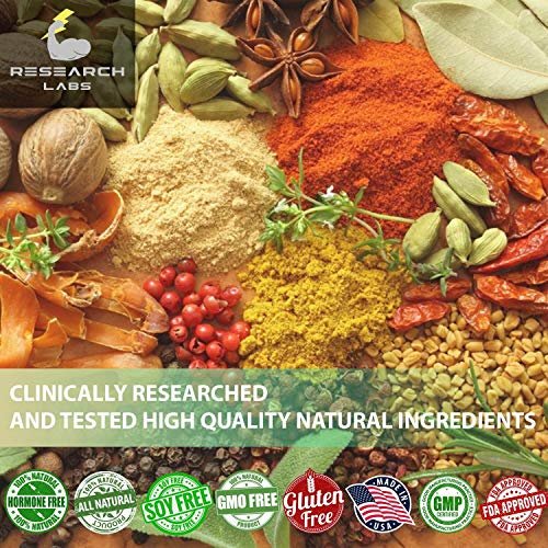 Research Labs Triple Strength Natürliches Astaxanthin 12 mg Weichkapseln + Extra Flasche Bio-Kokosöl für verbesserte Aufnahme, starkes Antioxidans, unterstützt Augen-, Gelenk- und Herzgesundheit, 120 Weichkapseln insgesamt