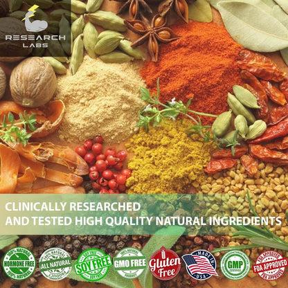Research Labs Triple Strength Natürliches Astaxanthin 12 mg Weichkapseln + Extra Flasche Bio-Kokosöl für verbesserte Aufnahme, starkes Antioxidans, unterstützt Augen-, Gelenk- und Herzgesundheit, 120 Weichkapseln insgesamt