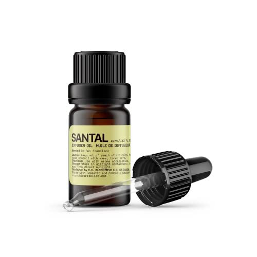 Doratelier Santal Diffuser Oil – Nischenduft mit rauchigem Sandelholz, Kardamom und Papyrus für Ultraschallvernebler (10 ml)