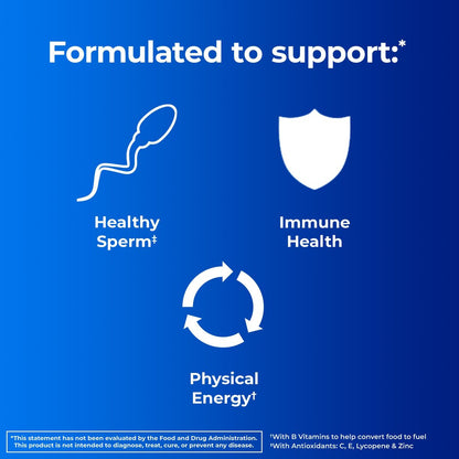 One A Day Männer Präkonzeptions-Gesundheit Multivitamin – Unterstützt gesunde Spermien mit Vitamin C, E, Selen, Zink und Lycopin, 30 Tabletten