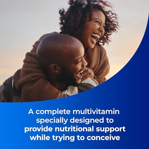 One A Day Männer Präkonzeptions-Gesundheit Multivitamin – Unterstützt gesunde Spermien mit Vitamin C, E, Selen, Zink und Lycopin, 30 Tabletten