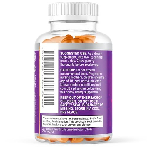 Pränatale Vitamine für Frauen – Schwangerschaftsvitamine Gummis mit Folsäure, Vitamin A, C, D3, B12, B6 – Pränatal-Multivitamin-Gummis für die Unterstützung des Fötus, schwangere & stillende Frauen – 60 Gummis