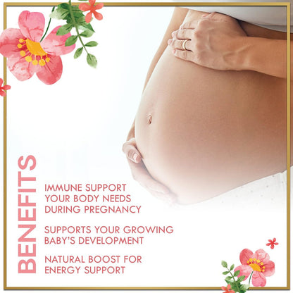 Hello Lovely! Schwangerschaftsvitamine für Frauen – Komplettes pränatales Multivitamin mit Folsäure, Omega-3 DHA, Cholin, Vitamin D – Essentielle Unterstützung für die Gehirnentwicklung von Mutter und Baby – Leckerer Orangen-Geschmack – 60 Gummis