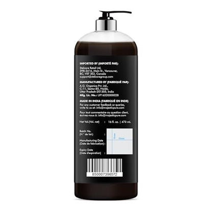 Majestic Pure Pure Jamaican Black Castor Oil für die Haarpflege – Stärkende, nährende und volumensteigernde Formel – Non GMO verifiziert, 16 Fl Oz