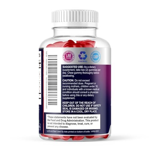 Gelenkunterstützung Gummibärchen - Extra starkes Glucosamin Gummy Supplement mit Vitamin E - Natürliche Knorpel-, Gelenkgesundheits- und Flexibilitätsunterstützung, Beste Glucosamin-Kaubonbons für Männer & Frauen - 60 Gummibärchen