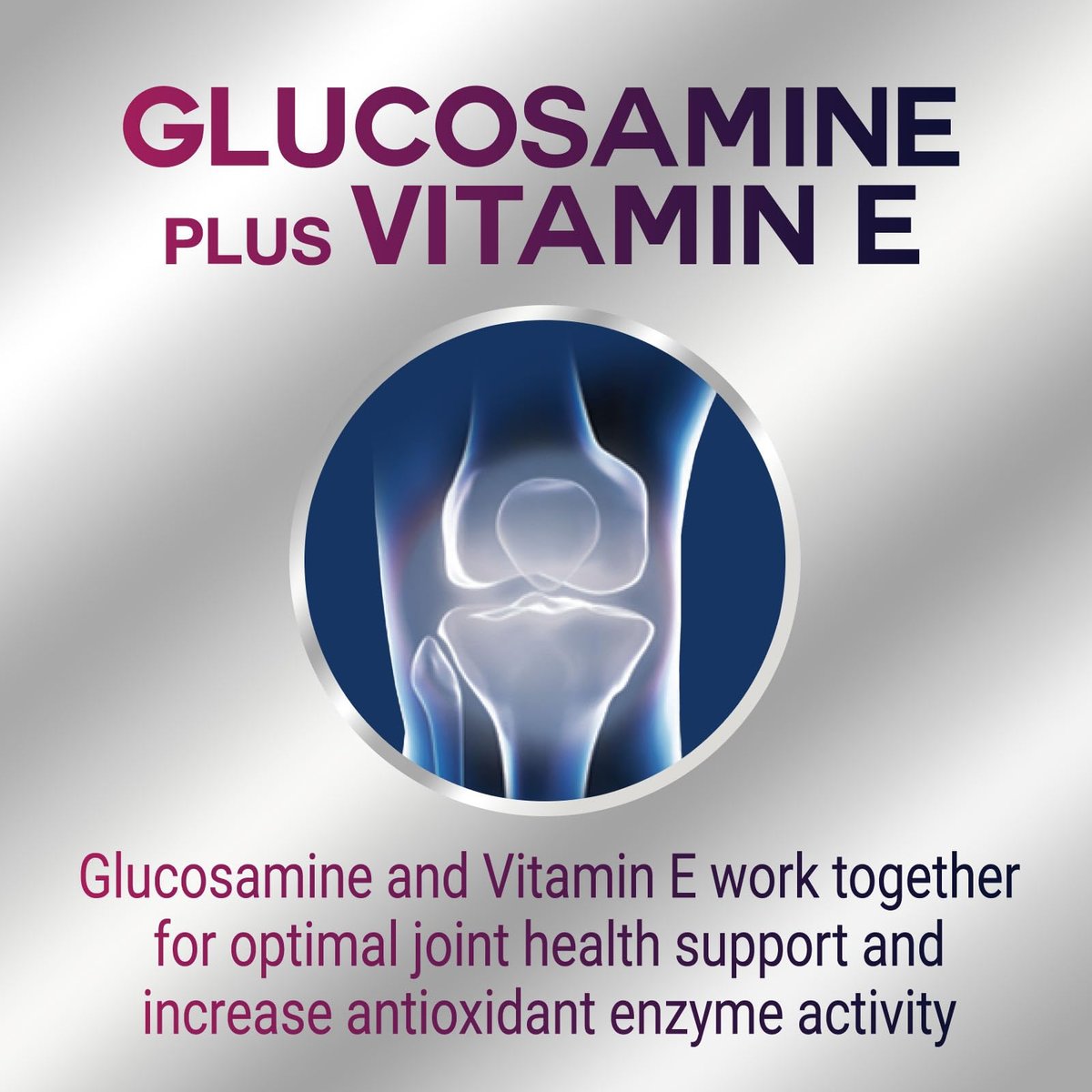 Gelenkunterstützung Gummibärchen - Extra starkes Glucosamin Gummy Supplement mit Vitamin E - Natürliche Knorpel-, Gelenkgesundheits- und Flexibilitätsunterstützung, Beste Glucosamin-Kaubonbons für Männer & Frauen - 60 Gummibärchen