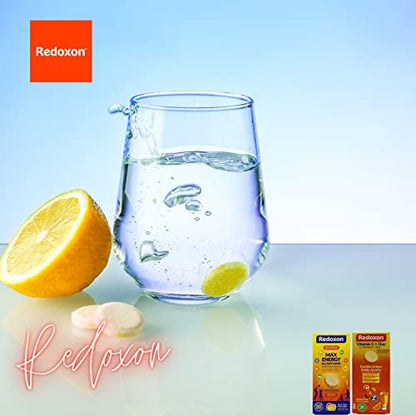 Redoxon Max Energy – Immunsystem-Unterstützung mit Zitrusgeschmack, 20 Brausetabletten