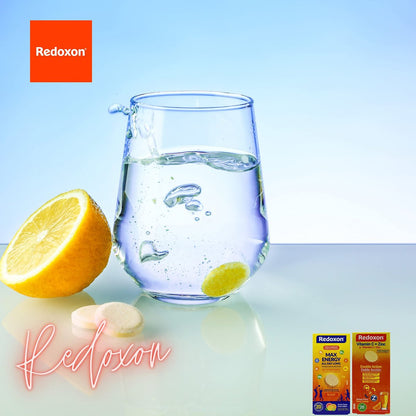 Redoxon Max Energy – Immunsystem-Unterstützung mit Zitrusgeschmack, 20 Brausetabletten