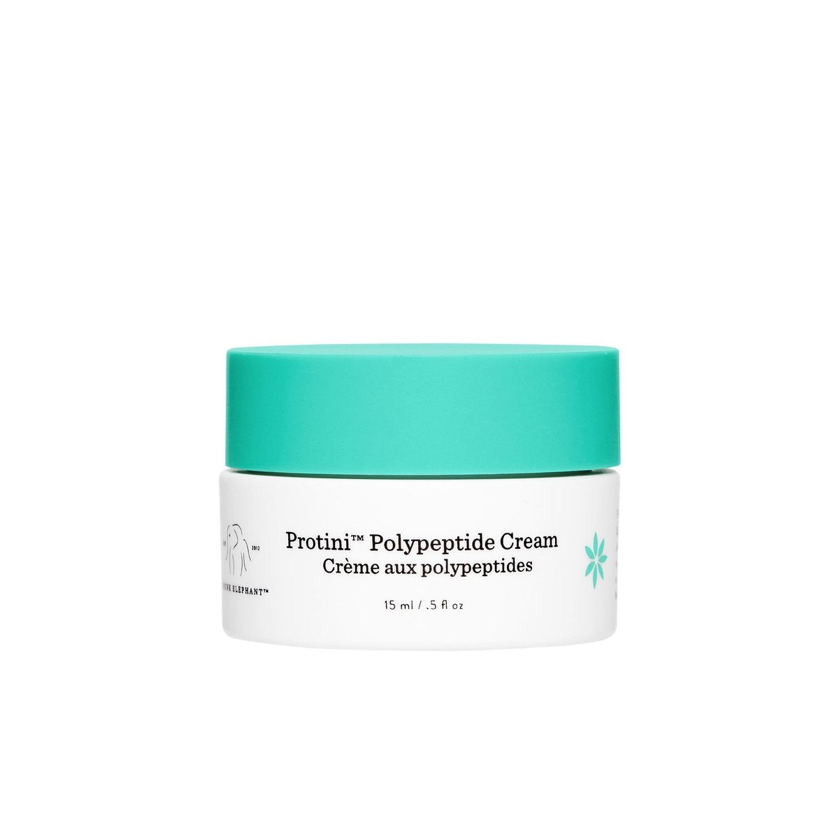 Drunk Elephant Protini Polypeptide Cream – Straffende Feuchtigkeitscreme, 15 ml – Clean Clinical Skincare, Tierversuchsfrei, Dermatologisch getestet, Ohne ätherische Öle, Silikone und Duftstoffe