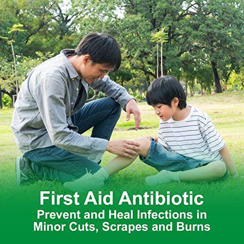 CareAll Bacitracin Antibiotikum Zinksalbe 1 oz (3er-Pack) – Erste-Hilfe-Salbe zur Vorbeugung und Heilung von Infektionen bei kleinen Schnitten, Schürfwunden und Verbrennungen