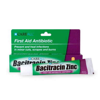 CareAll Bacitracin Antibiotikum Zinksalbe 1 oz (3er-Pack) – Erste-Hilfe-Salbe zur Vorbeugung und Heilung von Infektionen bei kleinen Schnitten, Schürfwunden und Verbrennungen