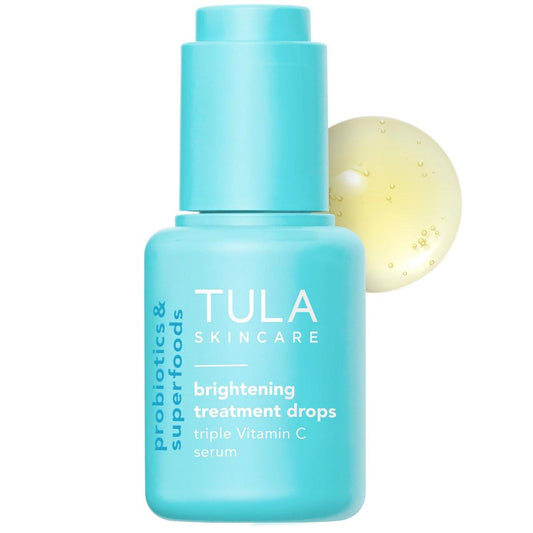TULA Skin Care Aufhellende Behandlungstropfen - Vitamin-C-Serum für fahle Haut und dunkle Flecken, 30 ml