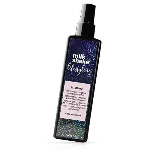 milk_shake Lifestyling Amazing Anti Humidity Spray für Haar – Frizz-Kontrolle und Hitzeschutz, 200 ml