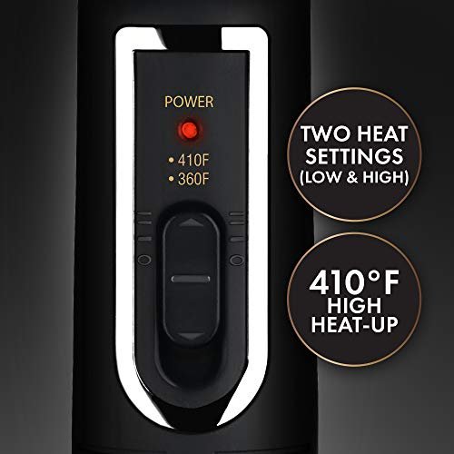 Hot Tools Herren Bartglätterbürste für einen glatten Finish – Keramikbürste für Bärte